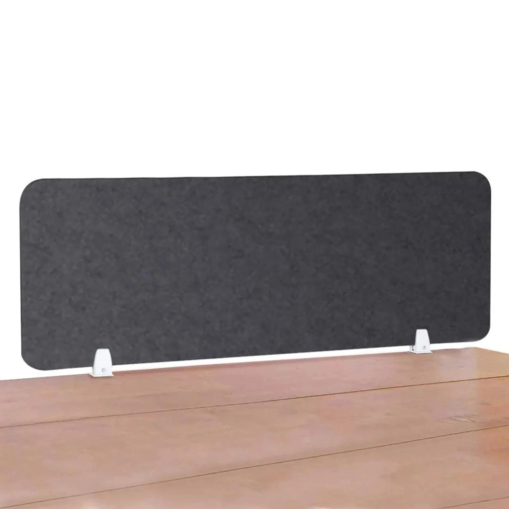 Pannello Fonoassorbente da Banco 120x45 cm Coppia di Morsetti Regolabili da Banco Finitura Antracite
