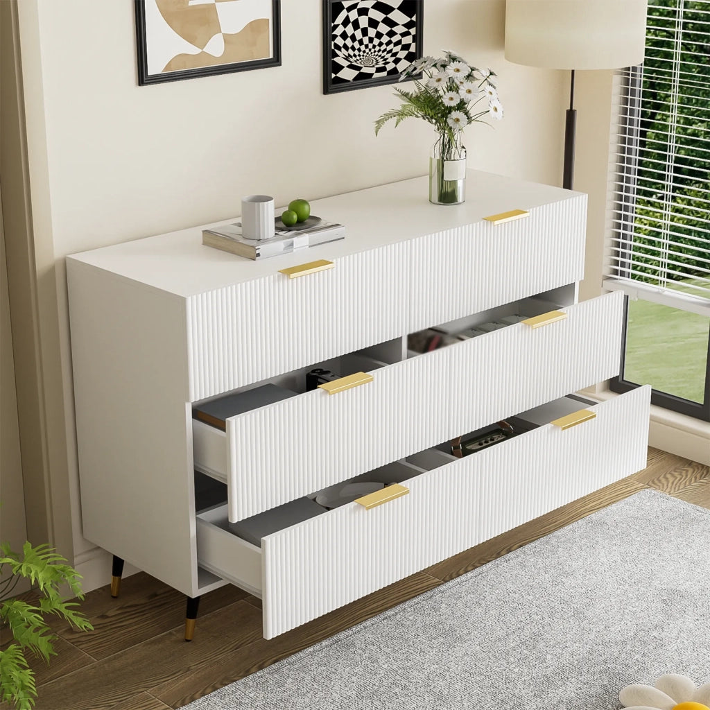 Sideboard elegante design moderno, comò con cassetti e ampio spazio contenitivo