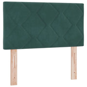 Testiera | Testata LED Verde Scuro 80 cm Velluto