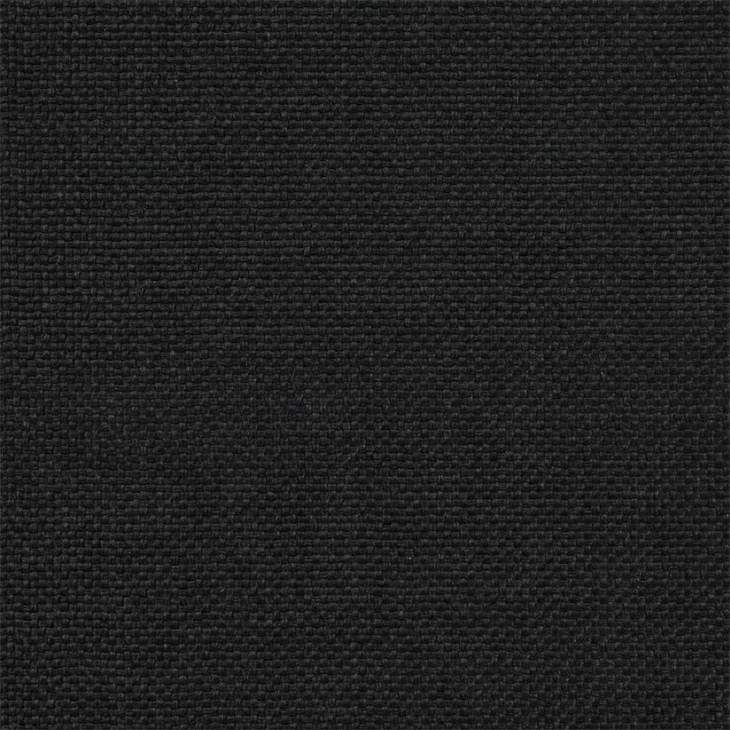 Letto con Testiera Rivestita Nero 150 x 200 cm Pino massello 877411