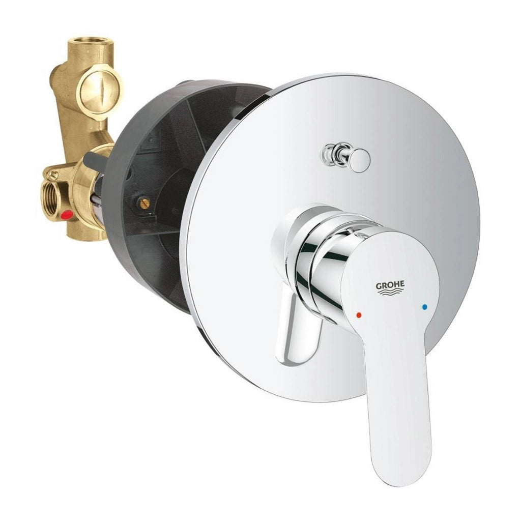 MISCELATORE MONOCOMANDO INCASSO DOCCIA C/DEV. LINEA BAUEDGE- Cromo- GROHE- pezzi 1