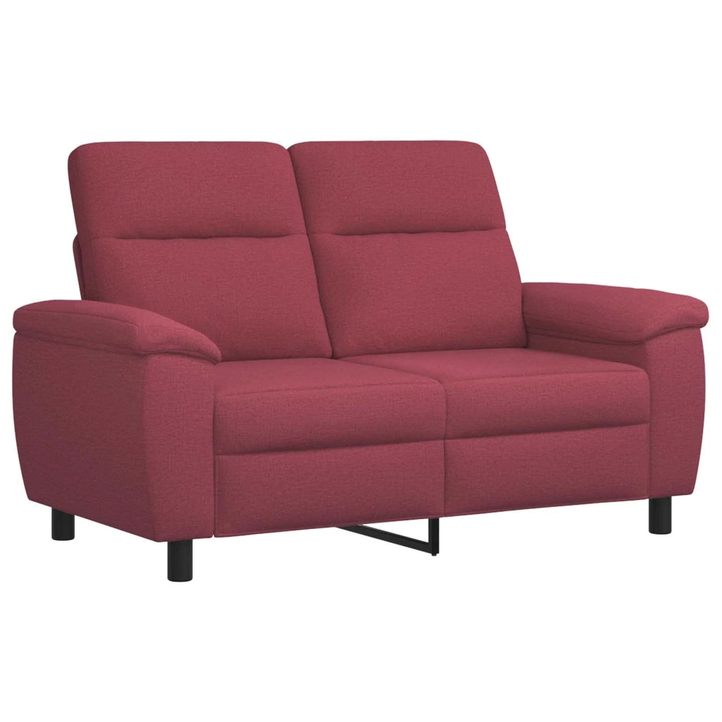 Set di divani 3 pcs Rosso Vino Tessuto 3430646