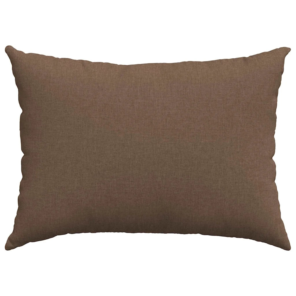 Cuscini da Divano 2 pcs Marrone 70 x 50 cm Tessuto 42013743