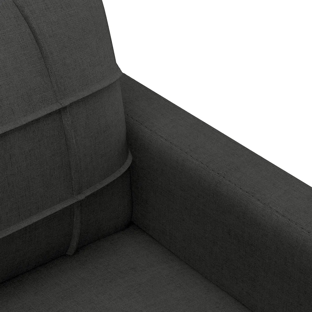 Poltrona | Sedia Relax Nera 60 cm in Tessuto