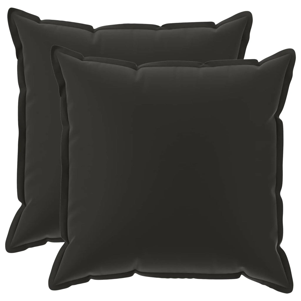Federa 2 pz HOUTEN Nero 65 x 65 cm Poliestere 921103