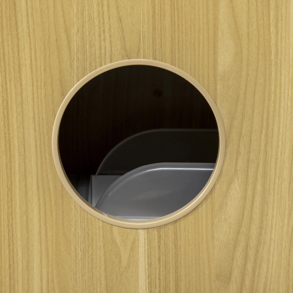 Cassettiera per gatti con porta e cuscino ¨C Minimal ¨C 60x45x103 cm