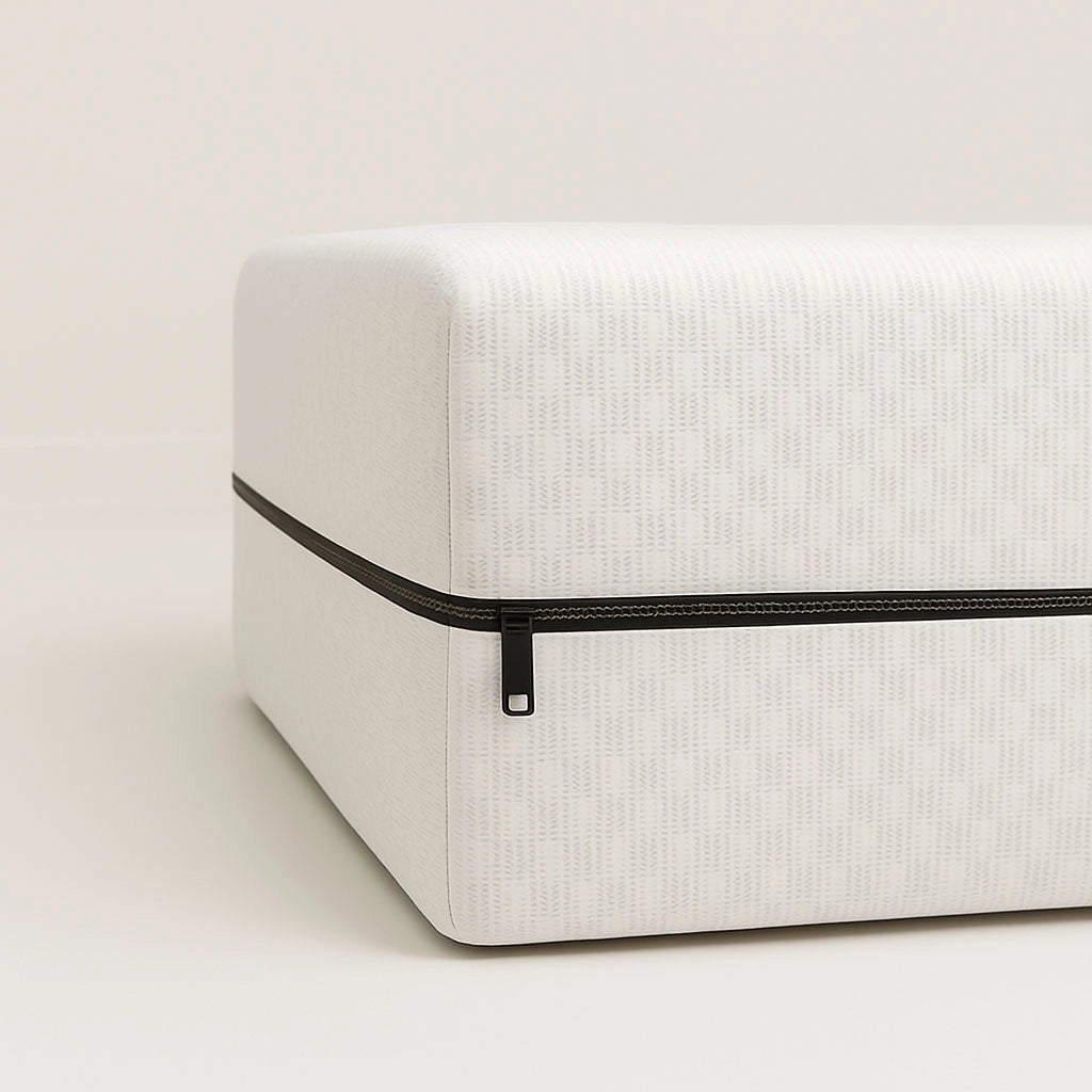 Materasso Singolo 95x195 in Memory Foam h 25 cm. A 7 Zone Differenziate Ortopedico. Rivestimento Cotone Fresco e Traspirante. Made in Italy 100%