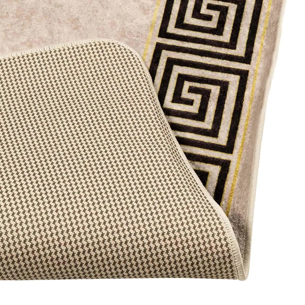 Runner Tappeto MARSA Nero 50 x 450 cm Poliestere e PVC 42023329