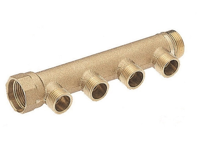COLLETTORE LINEARE IN OTTONE PER RISCALDAMENTO MASCHIO FEMMINA 1X 3 VIE   ICMA  S.P.A.