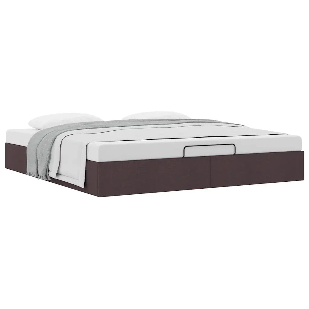 Struttura Letto Pouf senza Materasso 180x200 cm in Tessuto 3310899