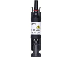 Zona di intercettazione per circuito solare con connettore di zavorra femmina e maschio, connettore IP67, blocco cavo, contenitore di diodo, 1000 V (20 A)