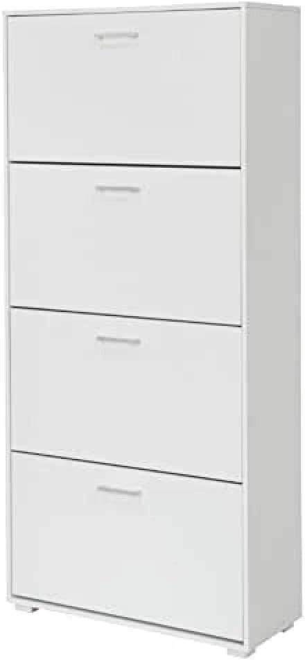 A1505002 - Scarpiera 4 scomparti bianca