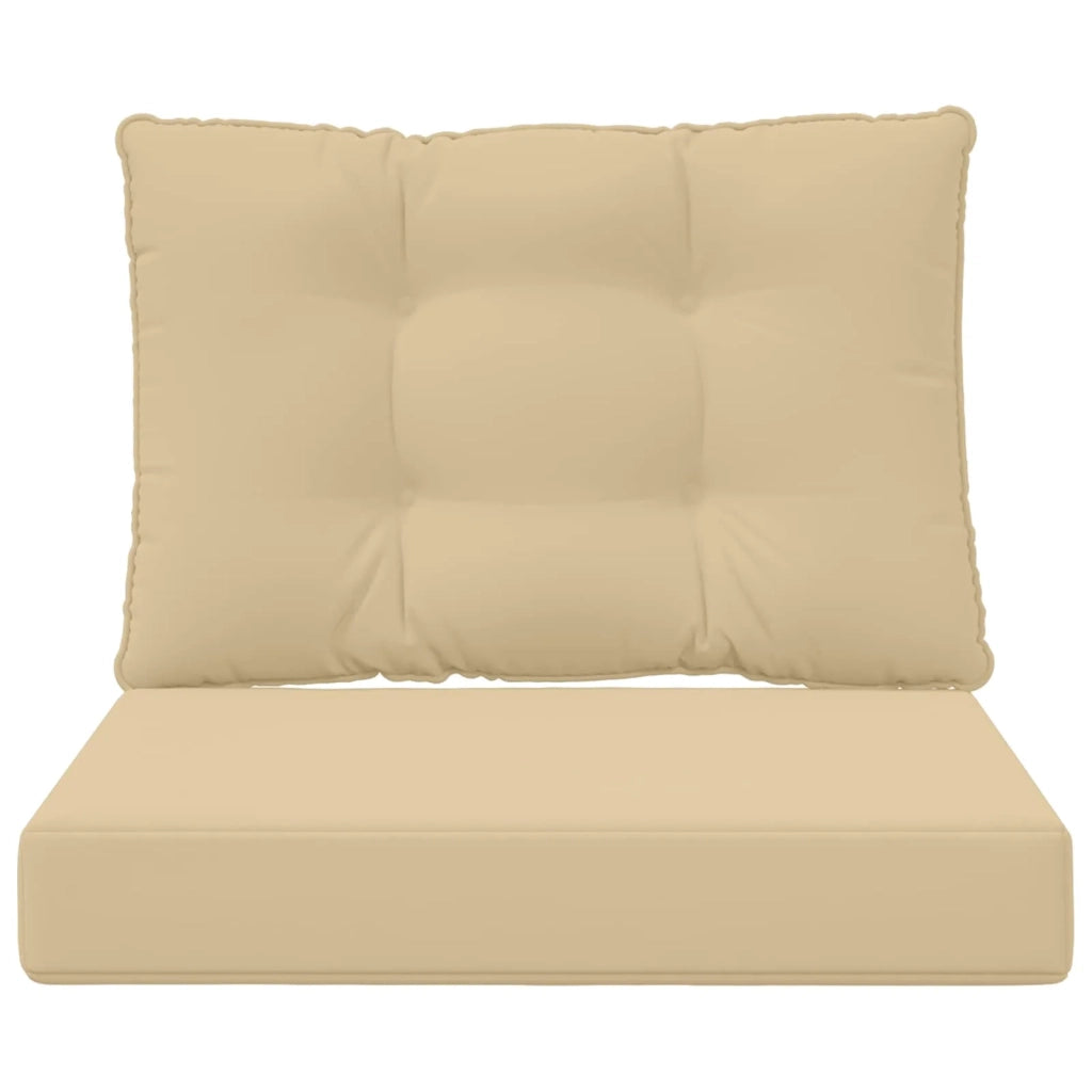 Cuscino per divano da esterno Poliestere Beige 60 x 50,5 cm 900781