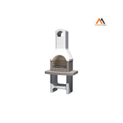BARBECUE MURATURA 'LUCERNA' 88 x  58 x  H 179,1 cm