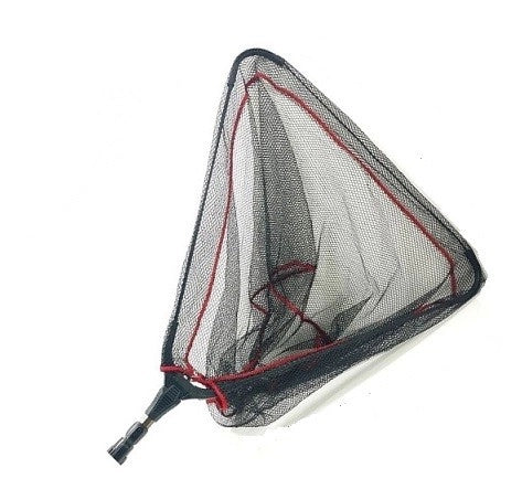 Pond Fishnet Flip 60x50cm con manico telescopico da 70 a 150cm in Allumio - retino di cattura richiudibile