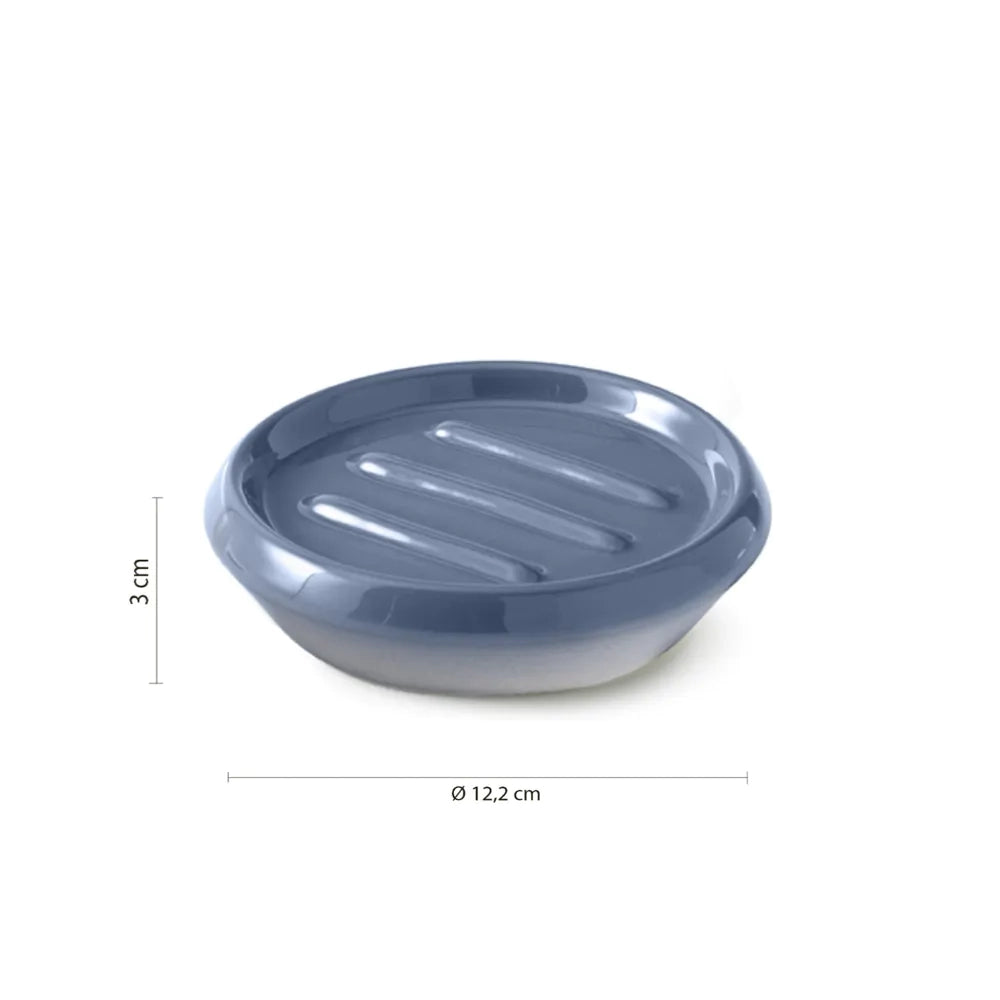 Portasapone Gedy in ceramica degradè blu | Shejla