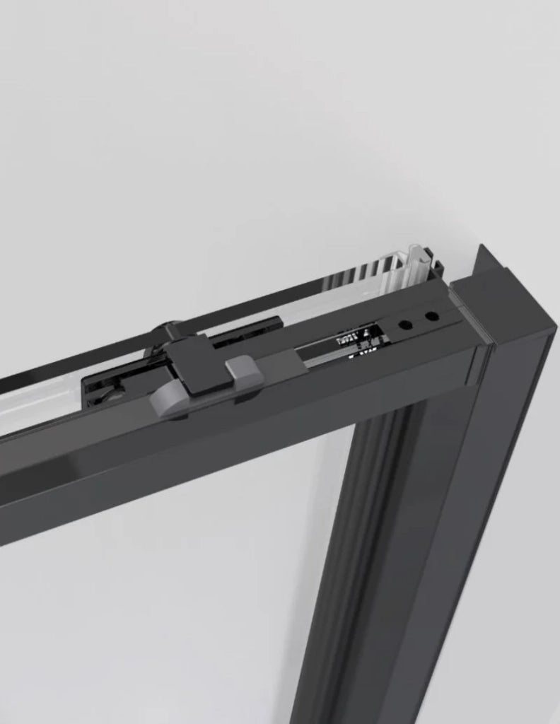 Box doccia ingresso angolare 2+2 ABANTE (TWENTY) 85x80 cm Nero