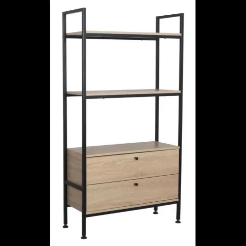 LIBRERIA HAMILTON 2 MENSOLE + 2 CASSETTI DIM. 78X30X147 CM