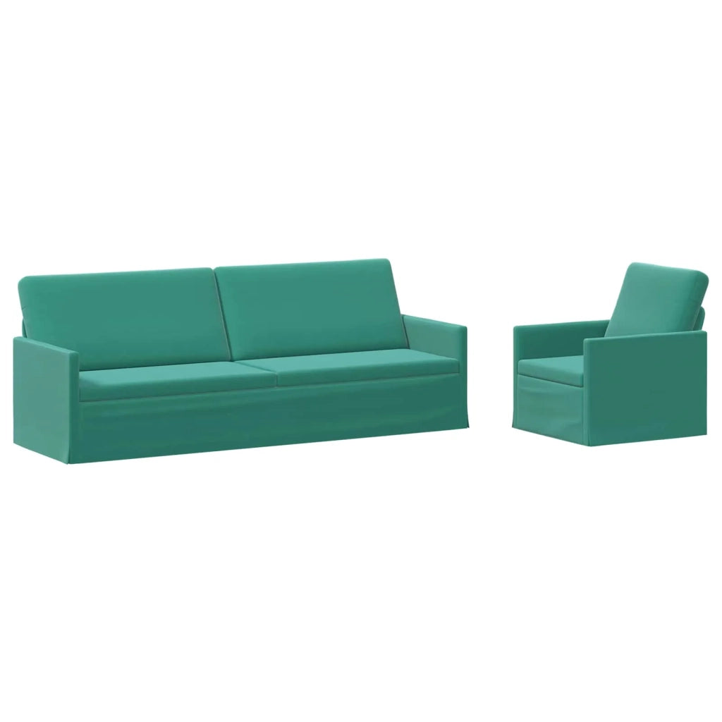 Set di divani 2 pcs Turchese Velluto (V) 3433239