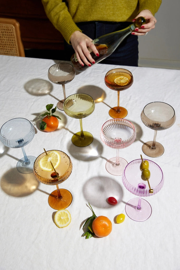 The Lou Bicchiere Coupe - Set da 2 Colore Ambra