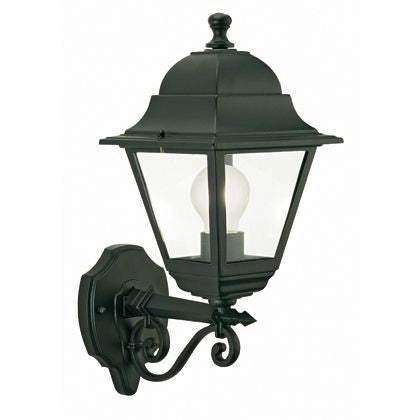 Applique Media In Alto E27 linea old nero