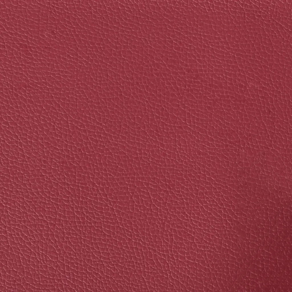 Poltrona | Sedia Relax con Poggiapiedi Rosso Vino 60 cm in Similpelle