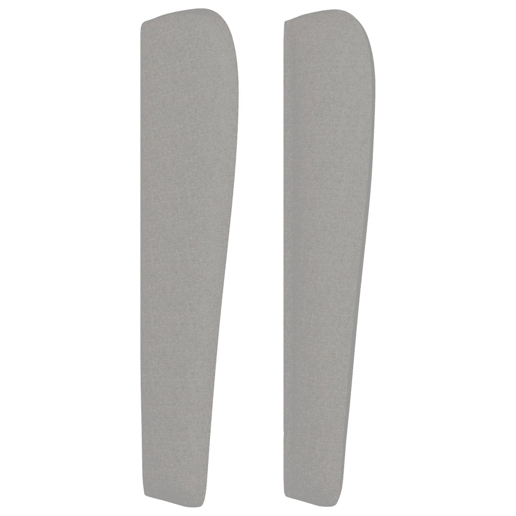 Giroletto a Molle con Materasso Grigio Chiaro 140x190cm Tessuto 3128677