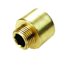 RIDUZIONE FM IN OTTONE GIALLO PESANTE IBP- 1/2 x 1/4- IBP- pezzi 1