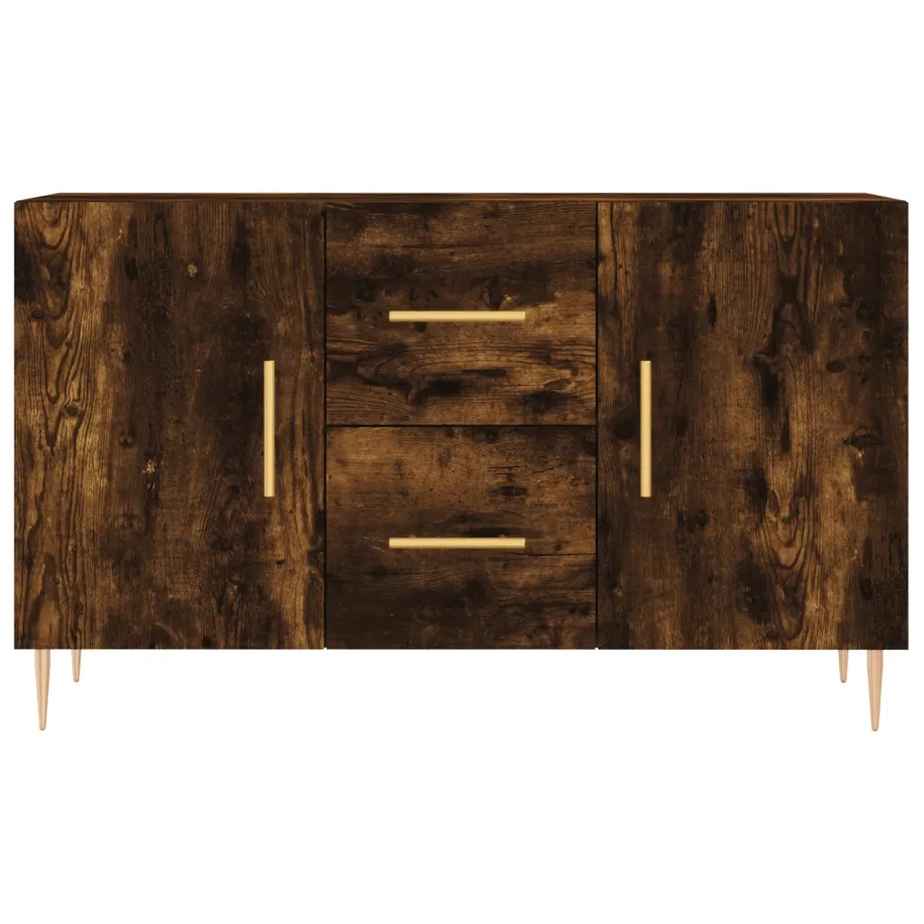 Credenza Rovere Fumo 100x36x60 cm in Legno Multistrato 828161