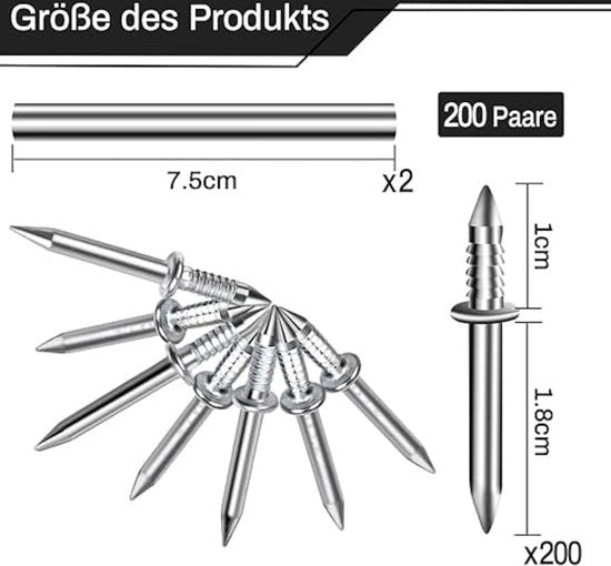 Assortimento di Viti per Parete, Viti a Testa Piana, Viti per Onde d'Audio, Viti per Parete, Hardware Assortimento di Viti da 100 pezzi