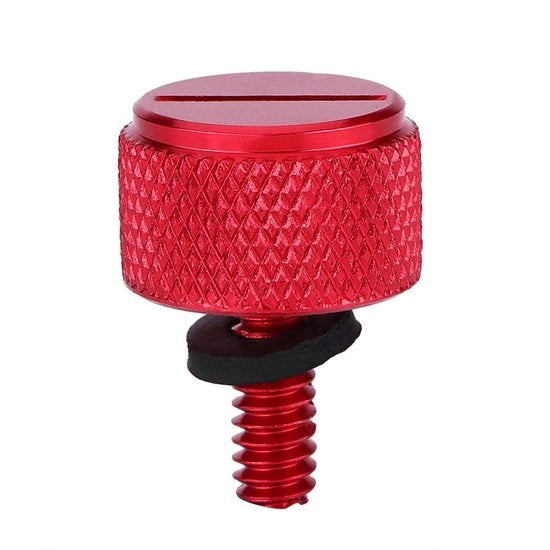 Zadell'Acciaio Anodizzato in Alluminio - Nero - Viti di Montaggio - Resistente alla Corrosione - Adatto per 1996-2015 - Peso Leggero 13g - Montaggio Motore