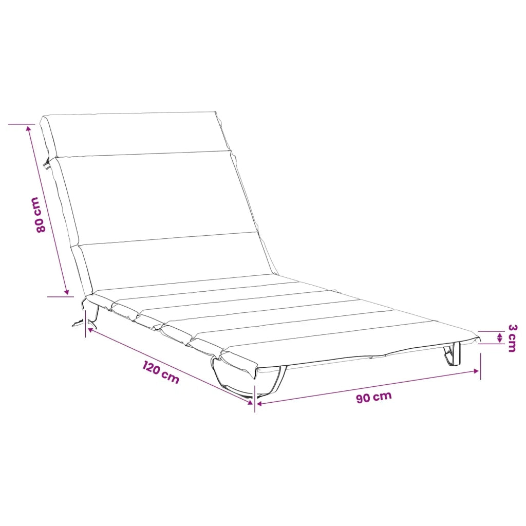Cuscino per Lettino GEMERT 100% Poliestere Sabbia 948591