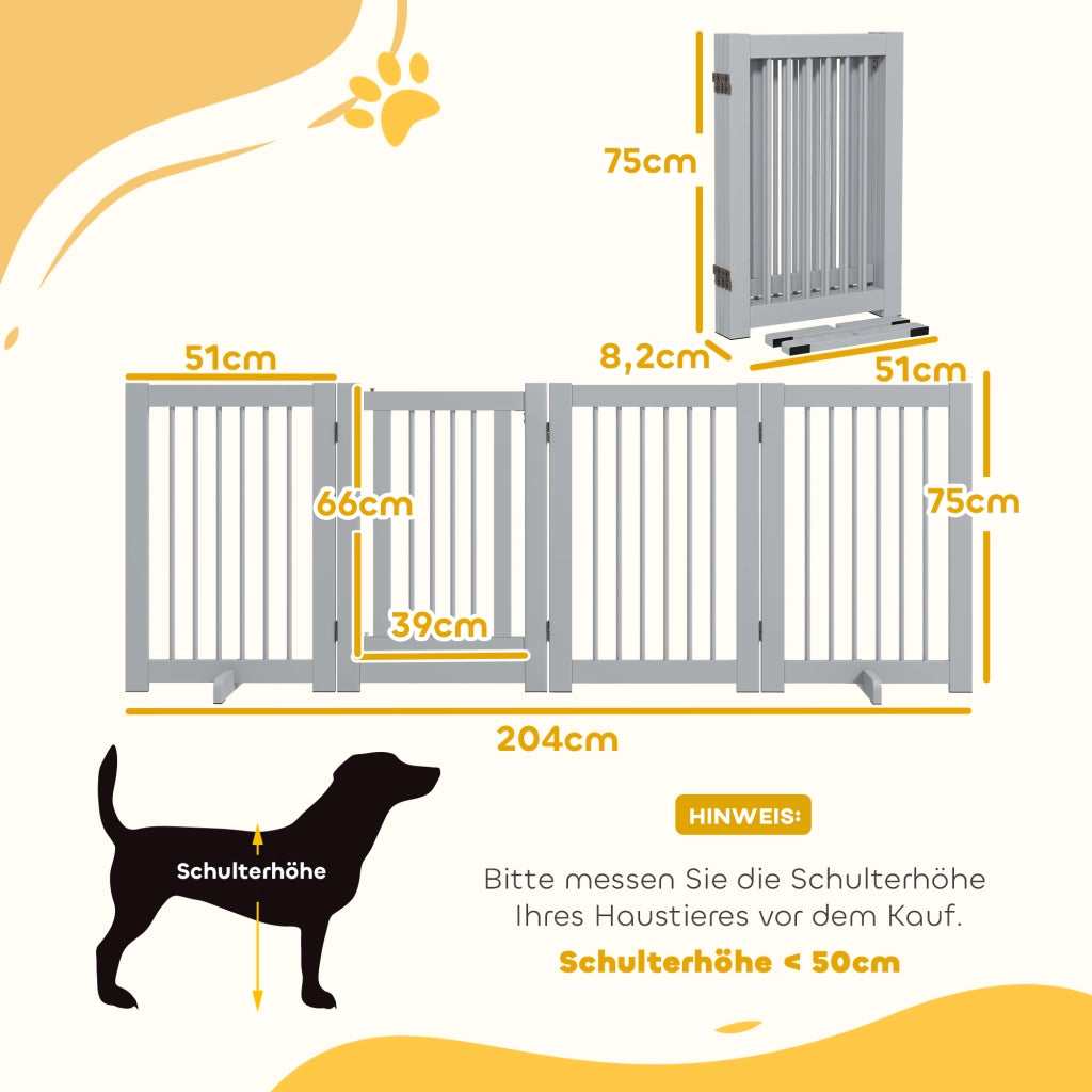 Cancello per cani ¨C Minimal ¨C 204x36x75 cm