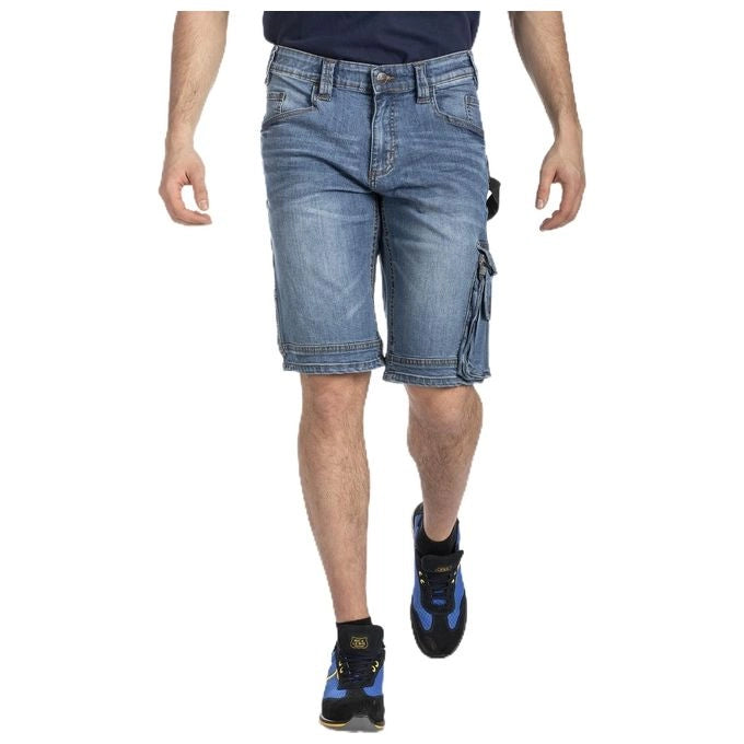 Rica Lewis 5430250 Sunjoba Bermuda da Lavoro Denim Elasticizzato Fibreflex 99% Cotone 1% Elastan 322 g-m² colore Blu Denim