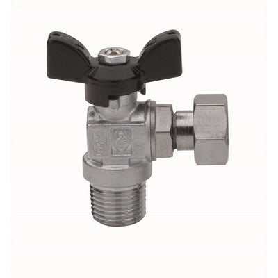 VALVOLA A SFERA A SQUADRA FILETTATURA MASCHIO CON GIRELLO- 1/2 x 1/2  DN 15  PN 30- RB- pezzi 1