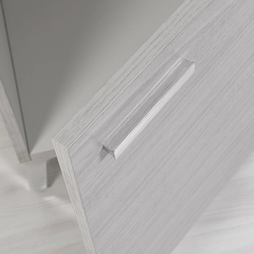 Mobile lavatoio grigio 45x50 cm vasca in resina e asse lavapanni Desya