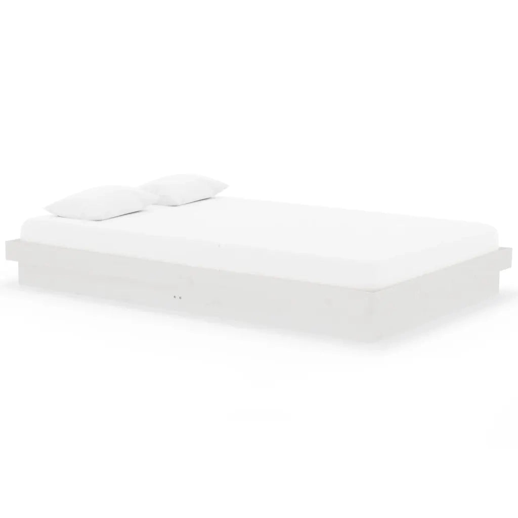 Giroletto-Struttura Letto Bianco in Legno Massello 120x200 cm 751582