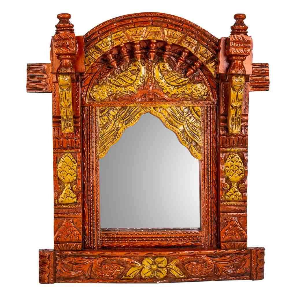 Specchio in legno 59x51x10h