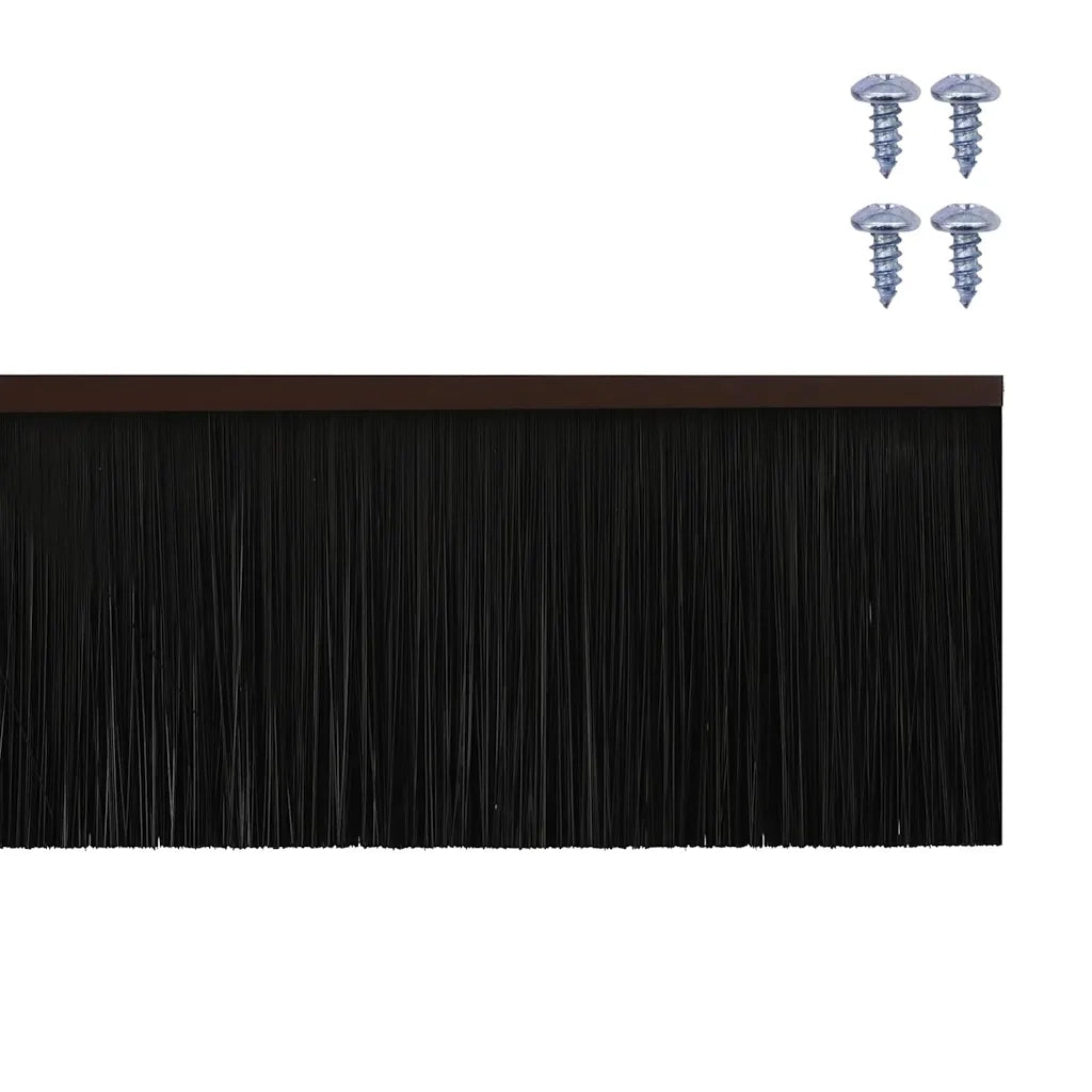 Spazzole per porte a vite 2 pz Marrone 100 cm CFW9394371