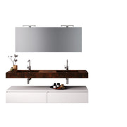 Composizione 7 pezzi ASTRA corten/bianco