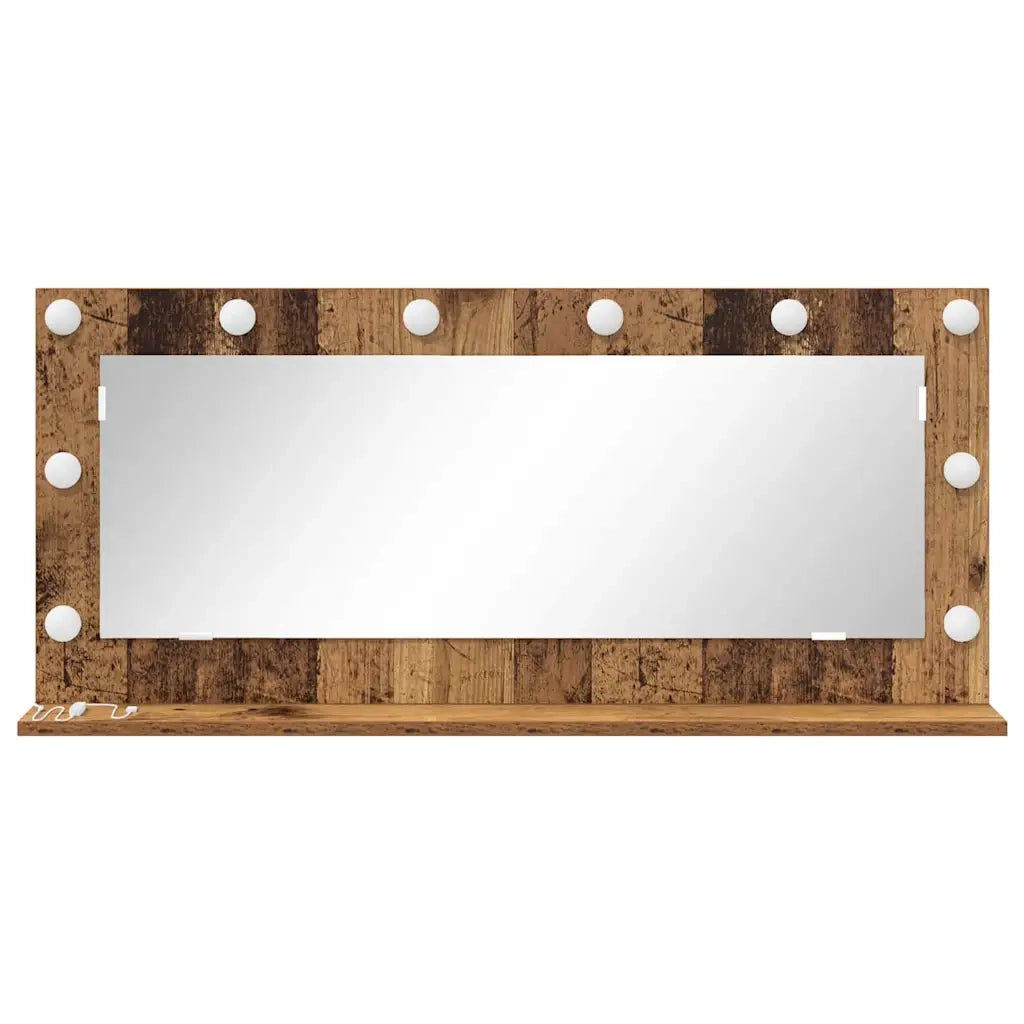 Specchio da Vanit¨¤ Rettangolare Legno vecchio 100 x 45 x 18 cm