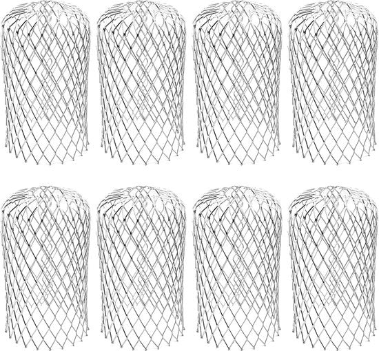 Allestimento per Dakgoot in Alluminio, Filtro per Dakgoot, Protezione Dakgoot, Protezione Regenpijp, Raccoglitore Foglie, Filtro per Foglie, Raccoglitore Foglie, Protezione Dakgoten, 16 x 8,5 x 8,5 cm