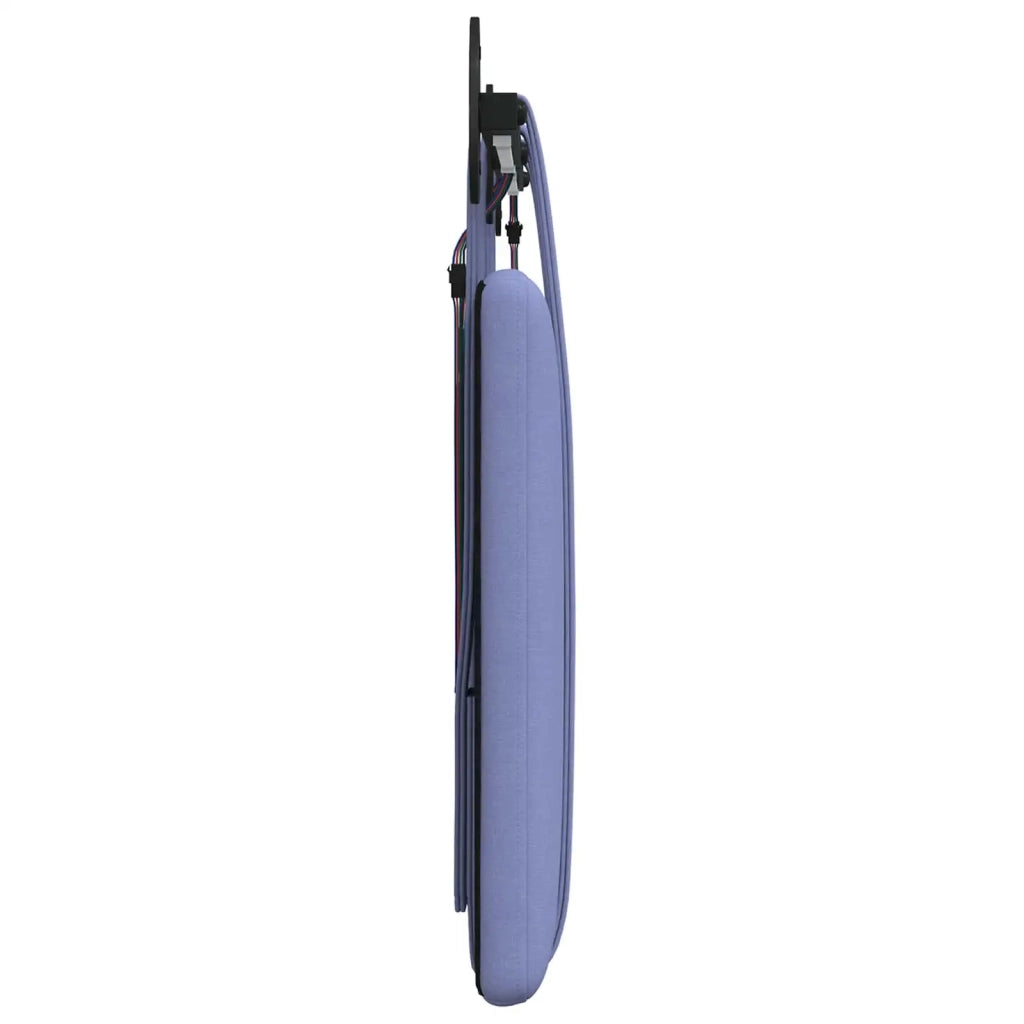 Testiera sospesa Con luce LED Blu jeans Tessuto 3423918