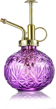 Bicchiere per innaffiare piante - design retro - 240 ml - viola