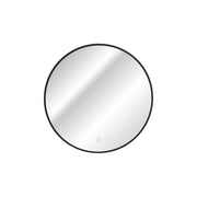 Specchio Bagno LED Rotondo Nero 60x60 cm Design