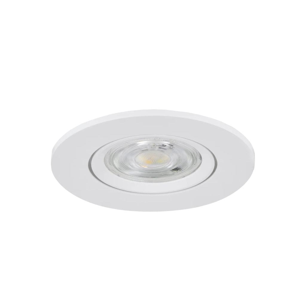 Faretto Incasso Moderno Barranco Plastiche Bianche Led 4,5W 450Lm Ip20