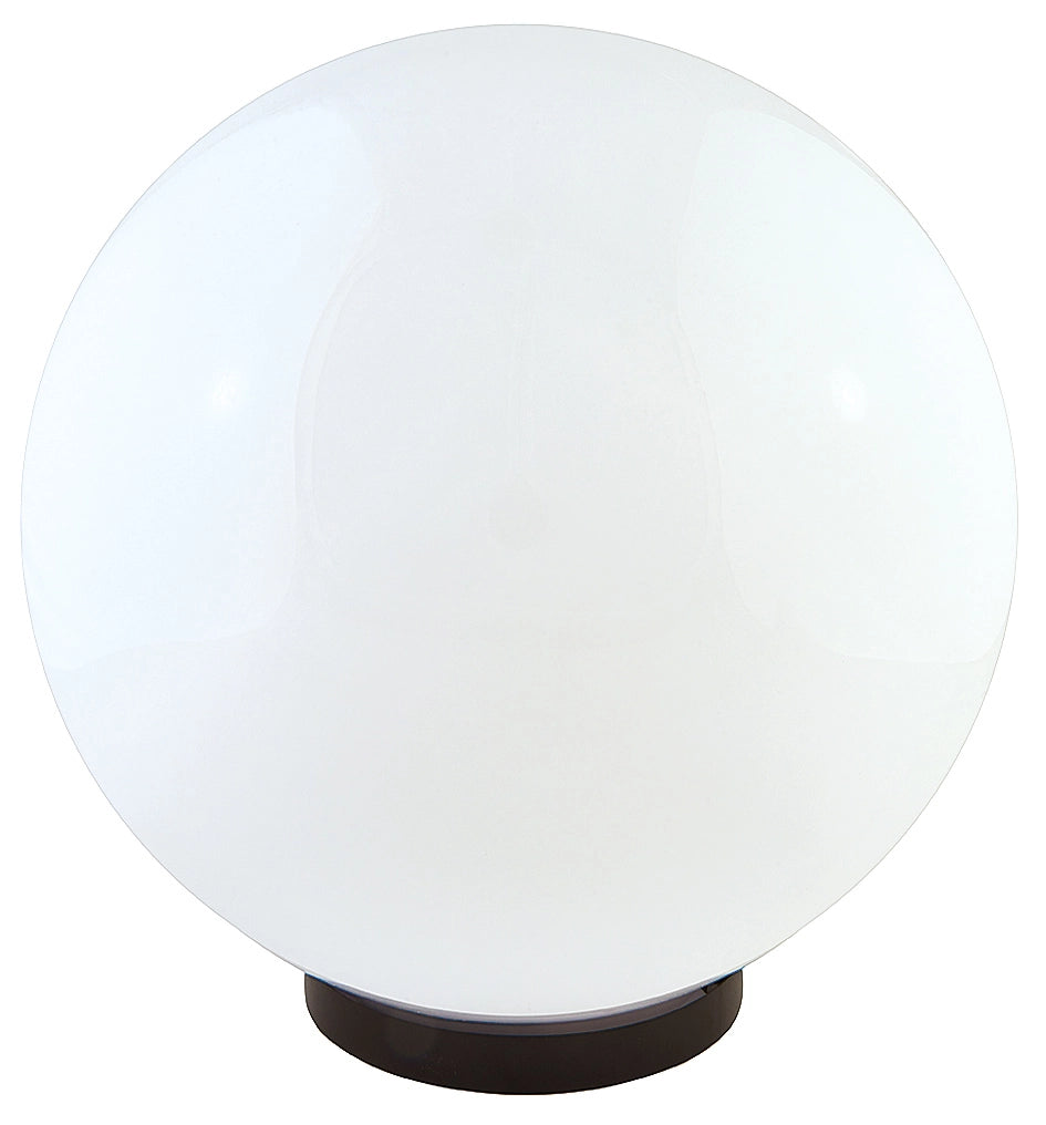 Sfera Pmma Bianca C/Portalampada E27 D30Cm - Bellotti