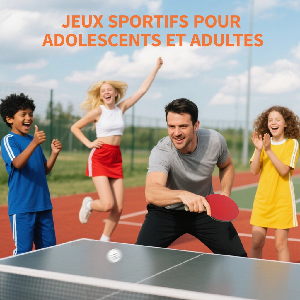Set da ping pong 4 racchette 8 palline 1 borsa ¨C Minimal ¨C per amatori e principianti