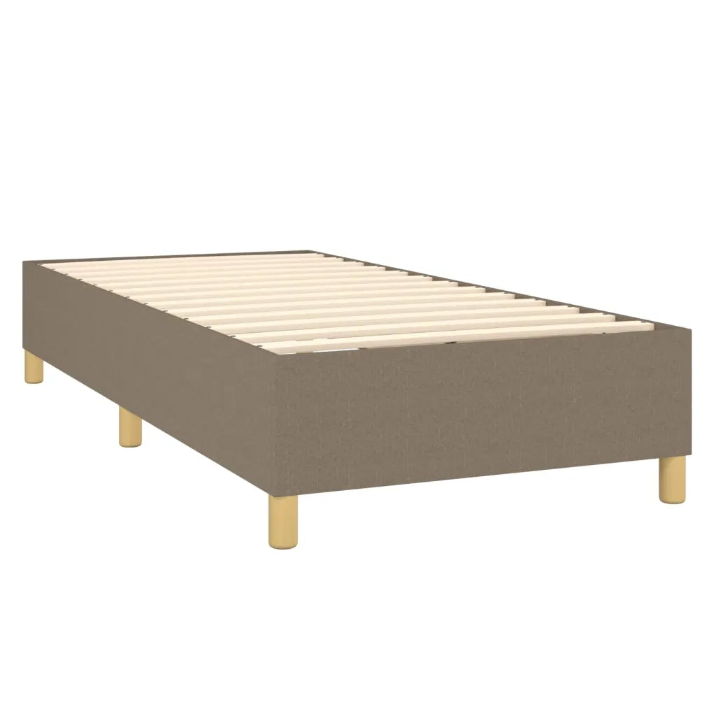 Giroletto a Molle con Materasso Tortora 80x200 cm inTessuto 3137353
