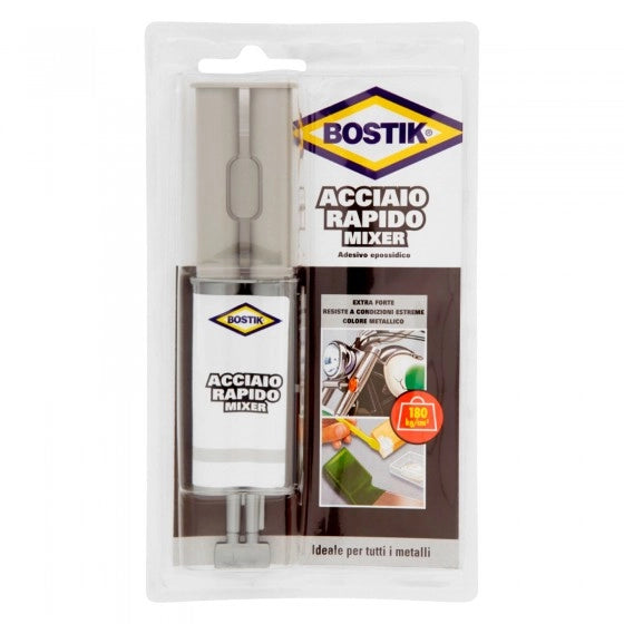 COLLA 'ACCIAIO RAPIDO MIXER' 24 ml - BOSTIK